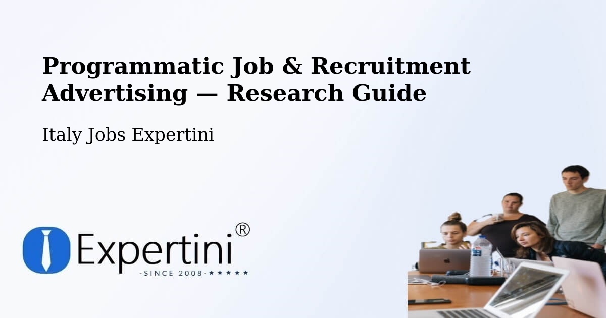 Programmatic Job & Recruitment Advertising — Research Guide – Ceto